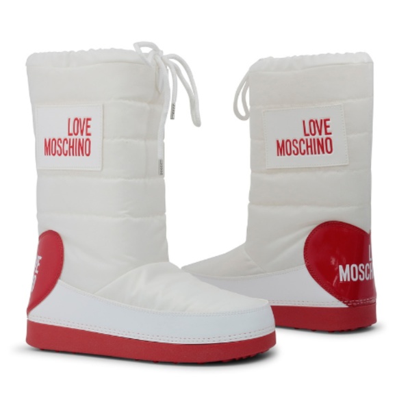 moschino i love love boots